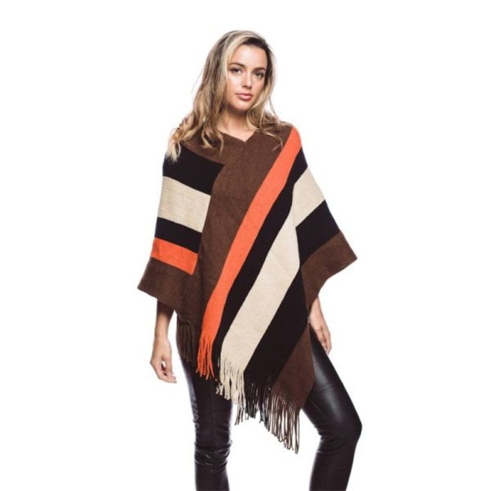 SALE🎈Beautiful Boutique Fall Stripe Cape